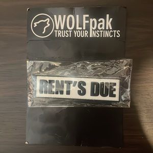 WOLFpak Black and White Patch